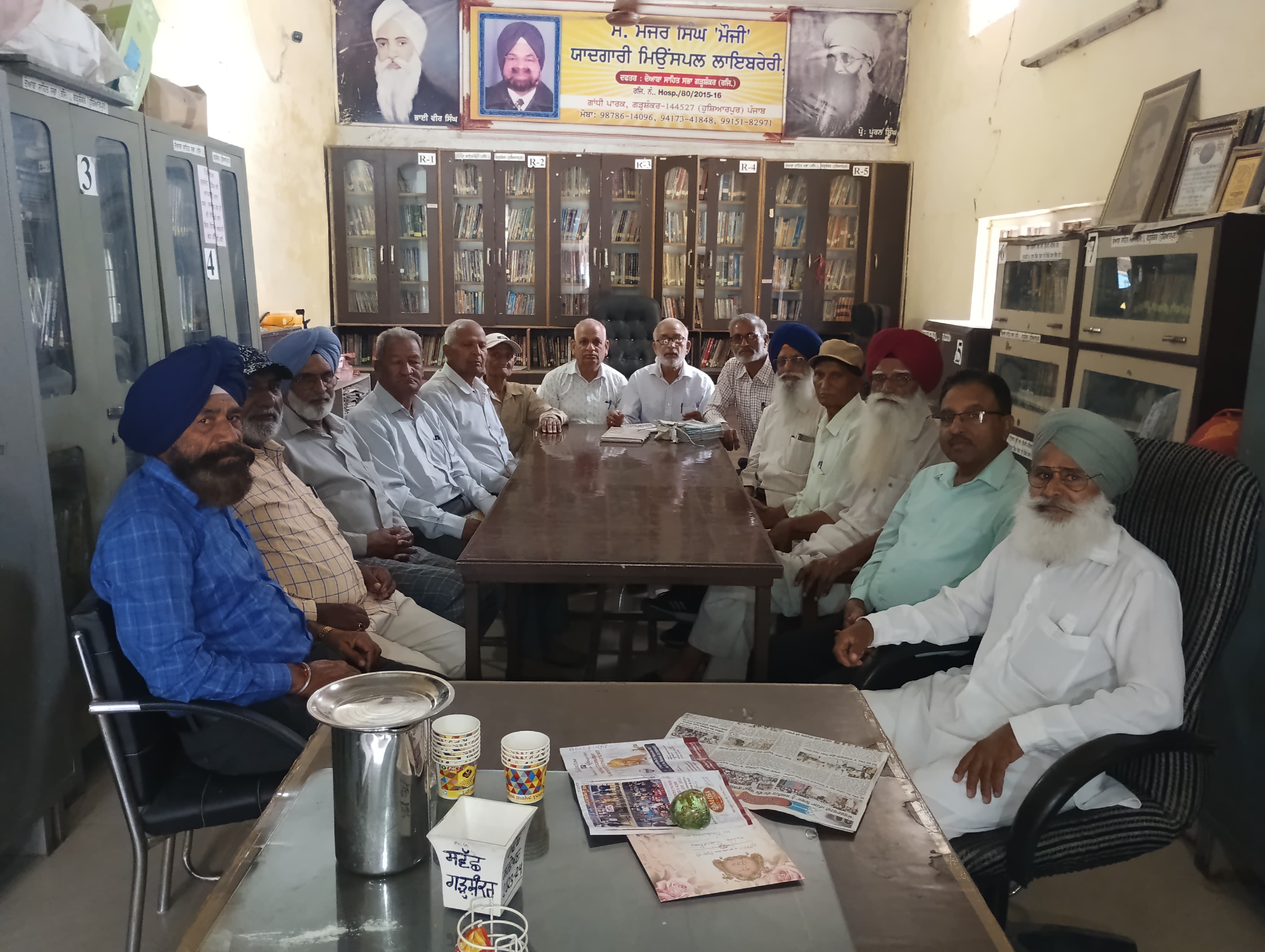 ਪੰਜਾਬ ਪੈਨਸ਼ਨਰਜ਼ ਵੈਲਫੇਅਰ ਐਸੋਸੀਏਸ਼ਨ ਜੋਨ ਗੜ੍ਹਸ਼ੰਕਰ ਦੀ ਹੋਈ ਮੀਟਿੰਗ